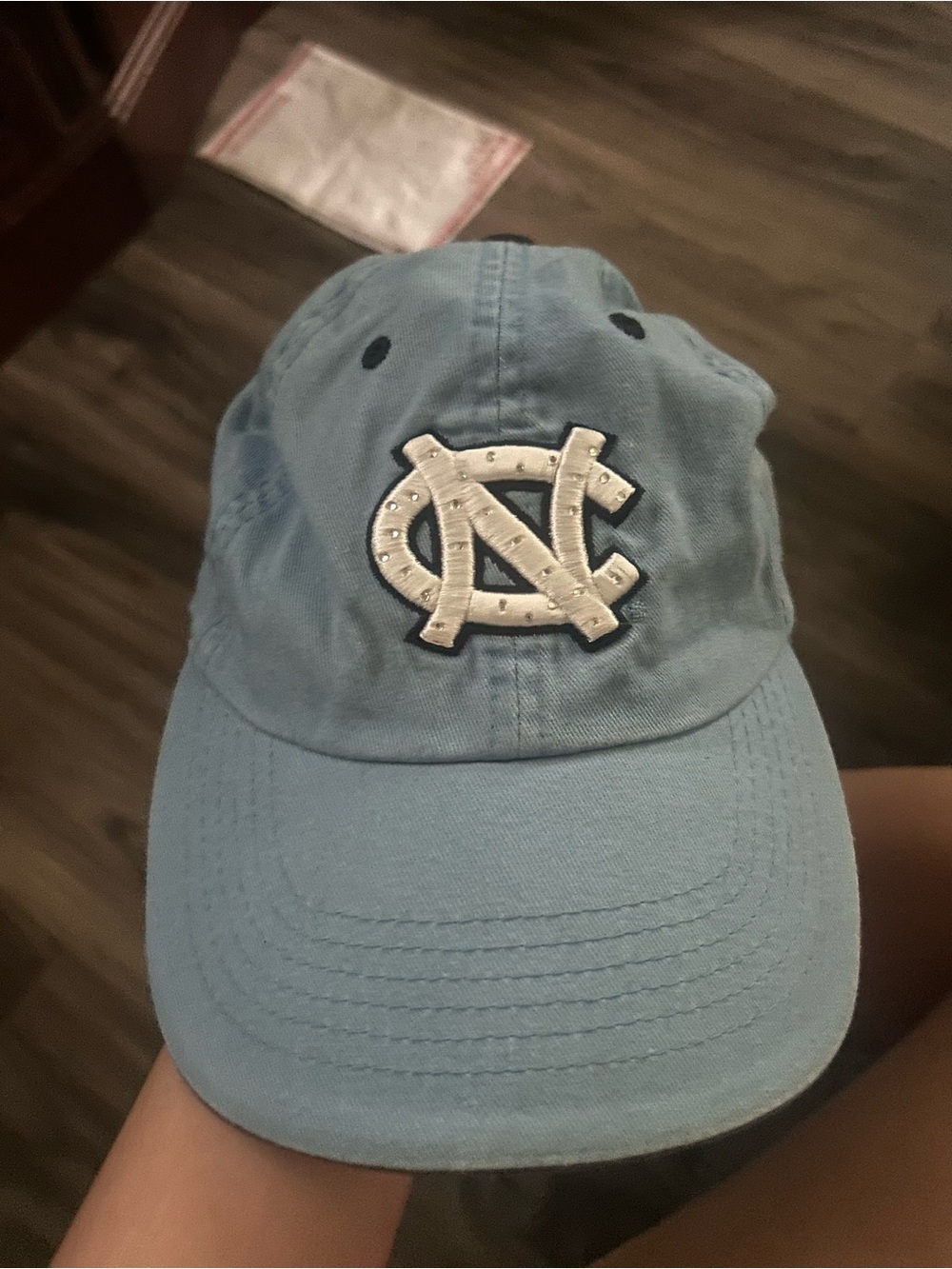 Top of the World Light Blue Hat with White Logo Tag